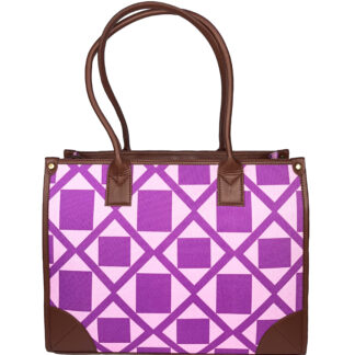 DIGARI CREATIVE HOUSE- DCH PINK MATRIX CANVAS TOTE BAGS