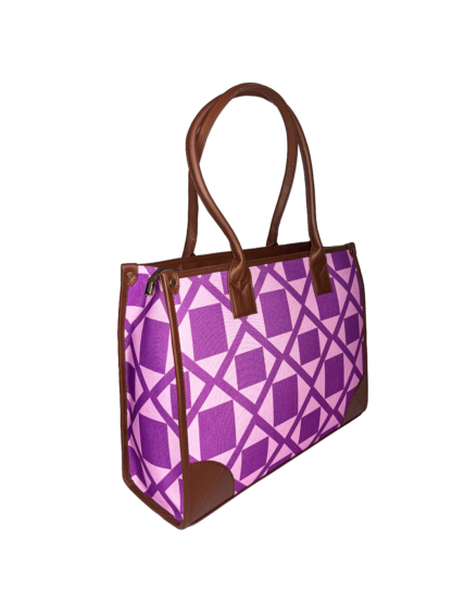 DIGARI CREATIVE HOUSE- DCH PINK MATRIX CANVAS TOTE BAGS